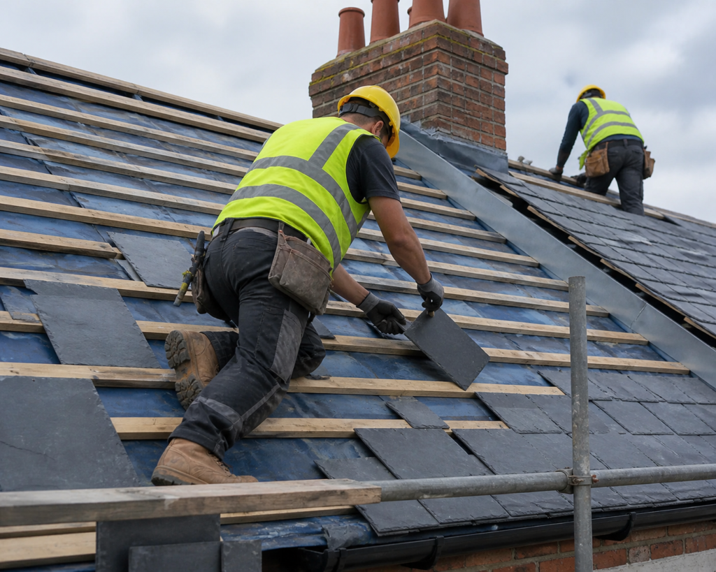roofing work