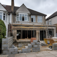 home extension work